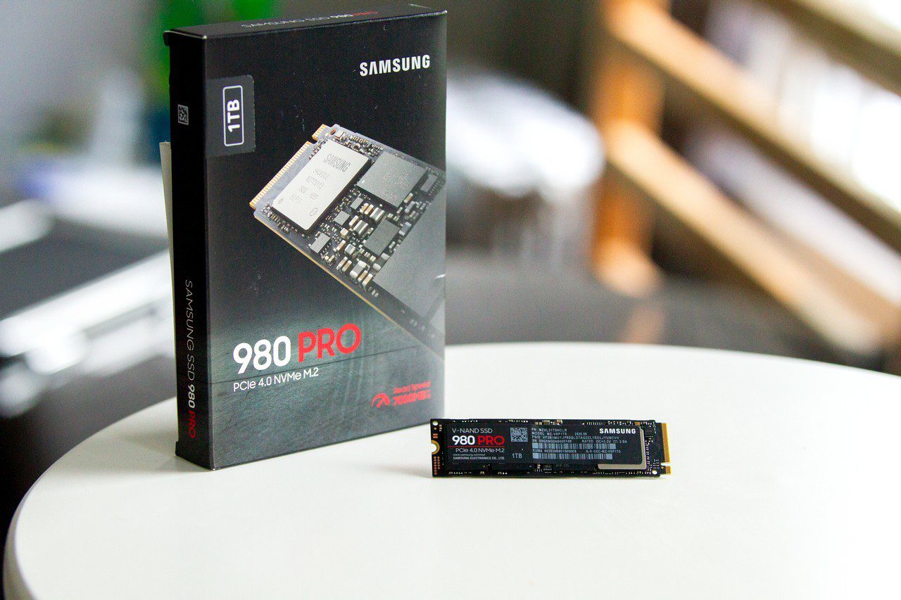 new Samsung 980 NVMe SSD